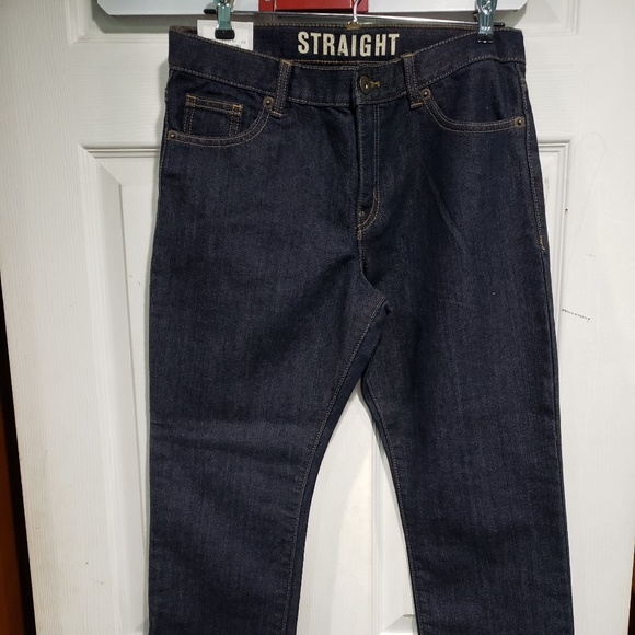 Crazy 8 boys Straight Adjustable Waist Size 14 Denim blue Jean Husky NWT - Picture 3 of 3